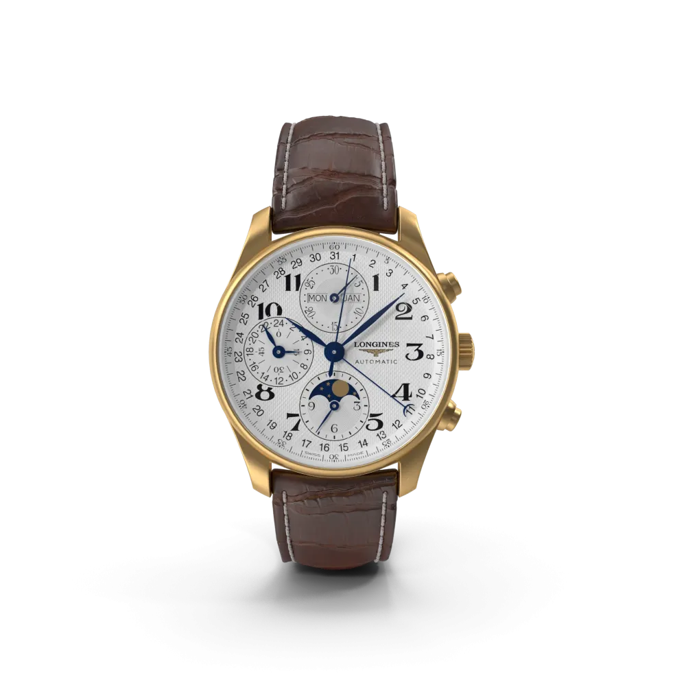 Brown Leather Belt Watch