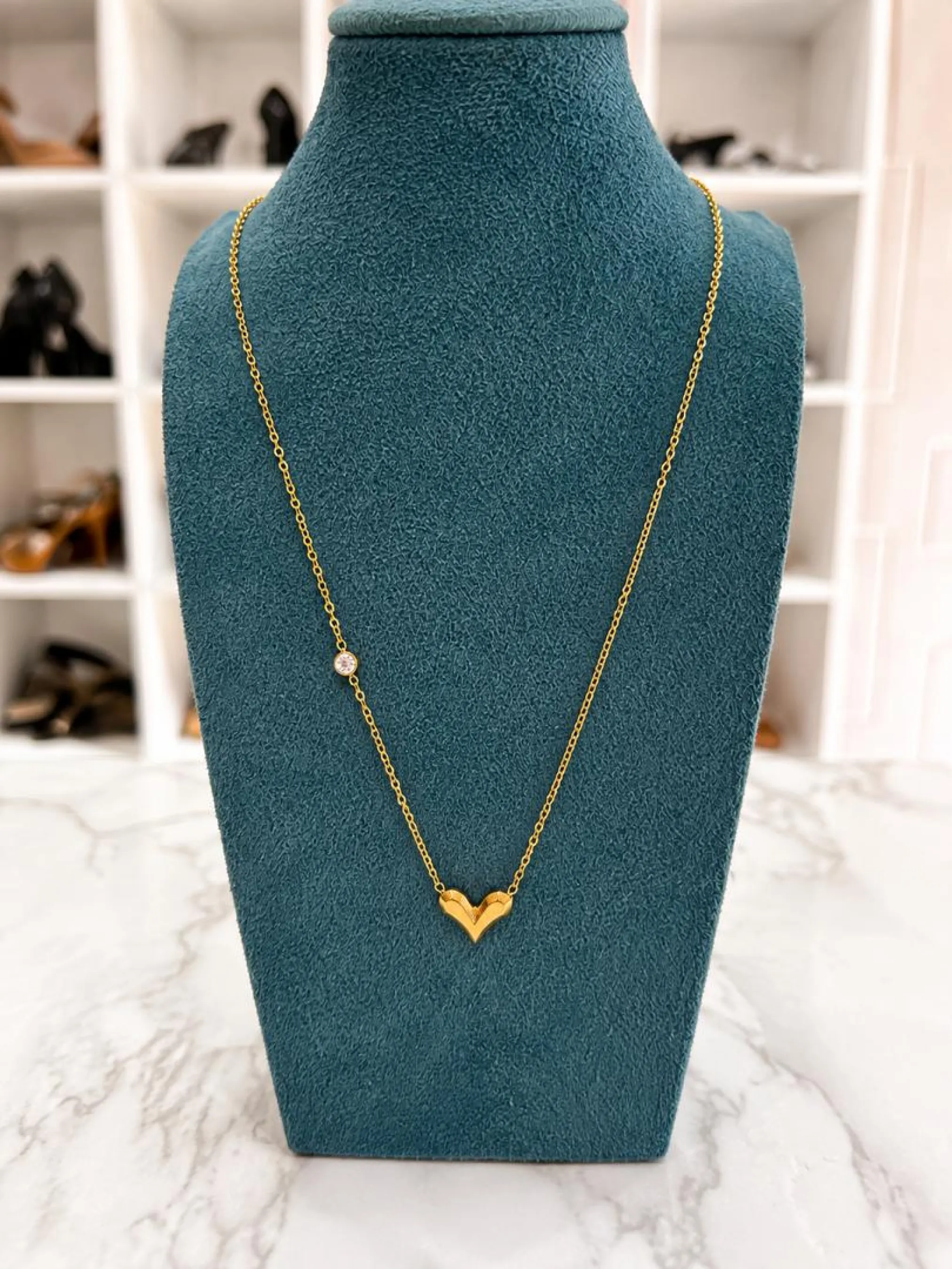Collier en coeur