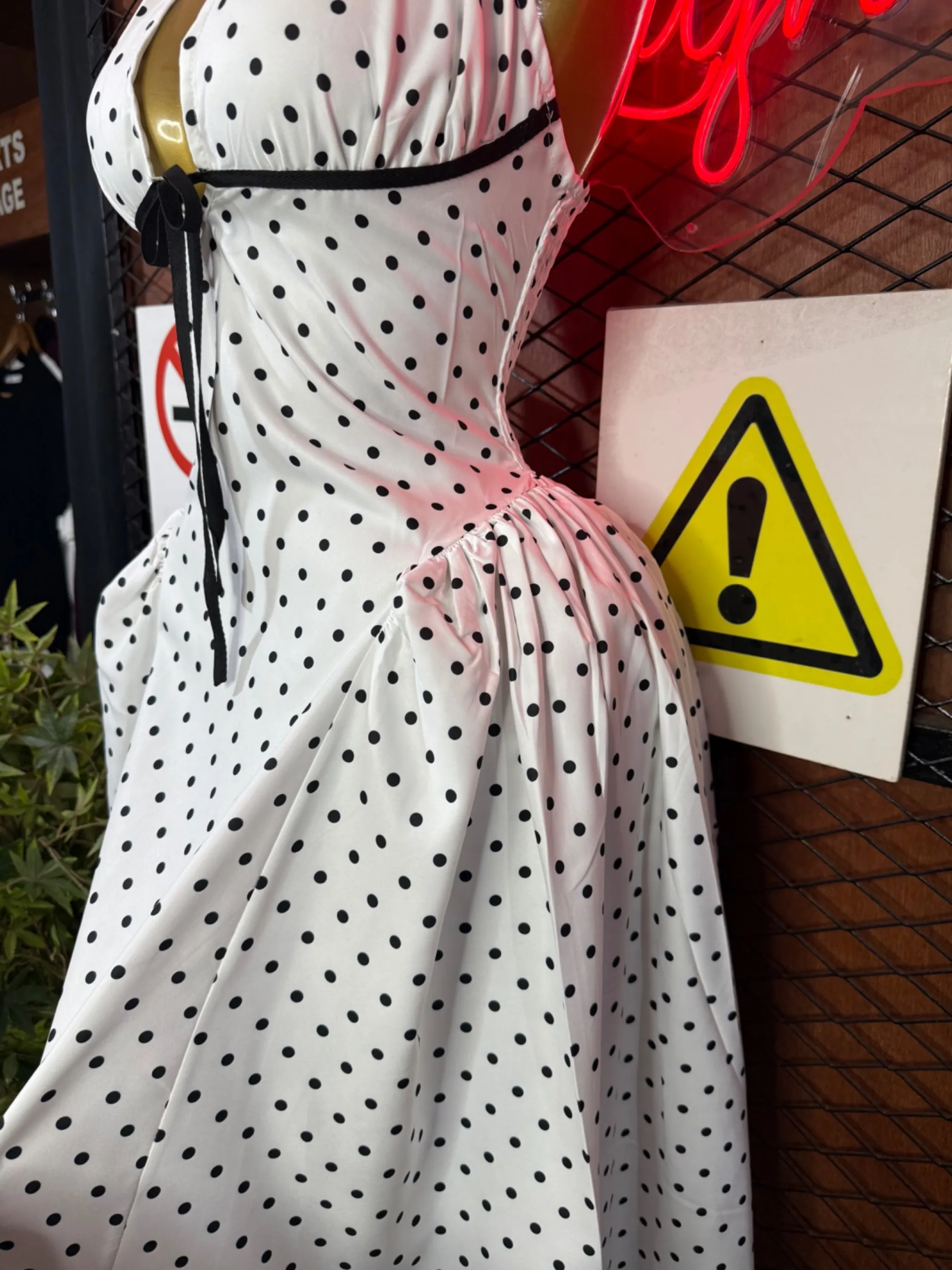 Robe longue à pois — vue 5