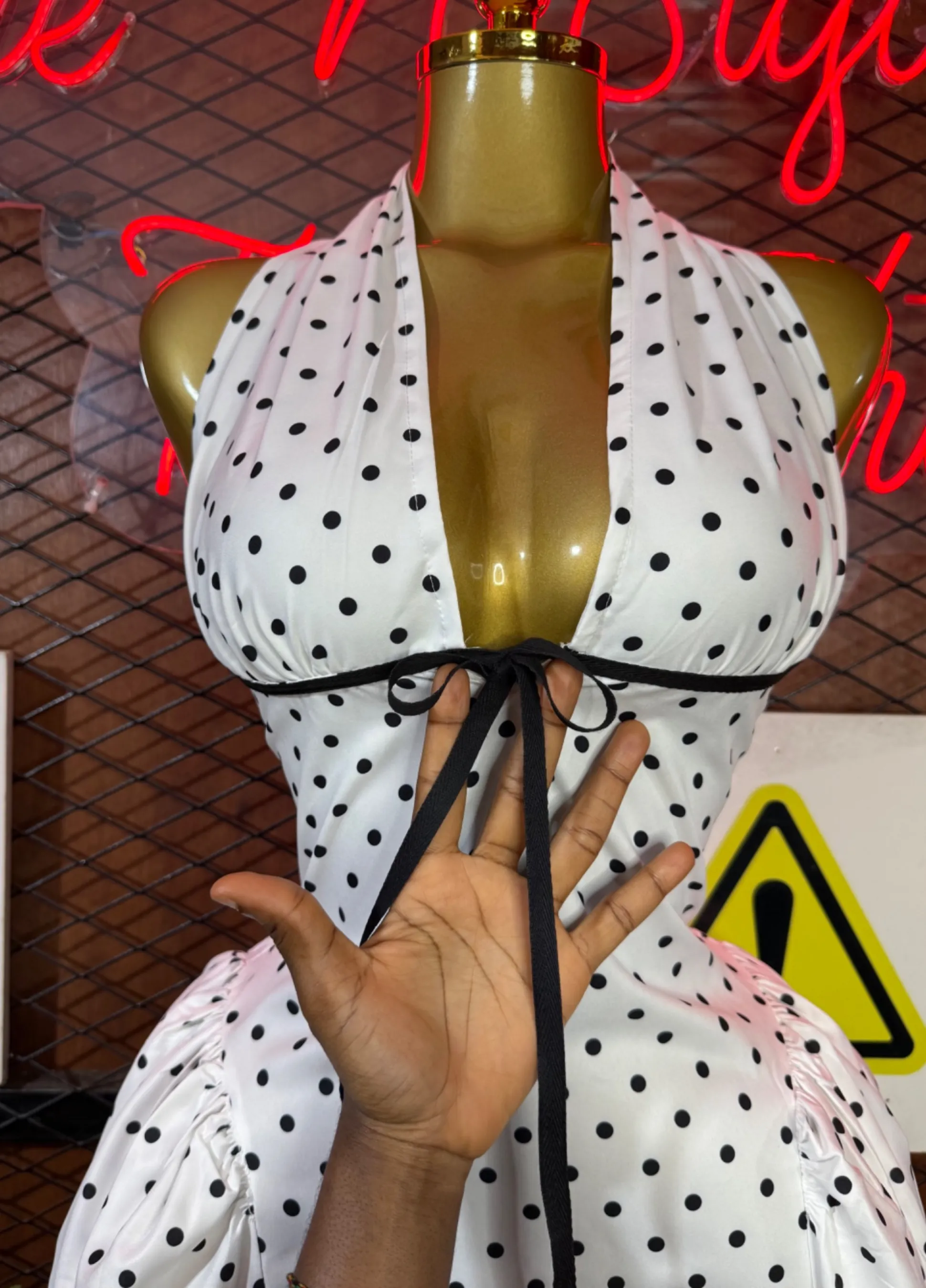 Robe longue à pois — vue 6