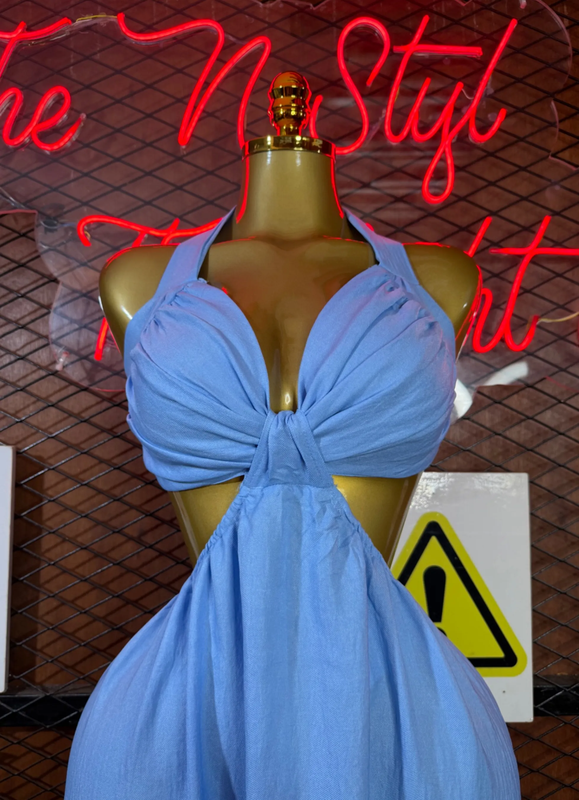 Robe à encolure halter — vue 4