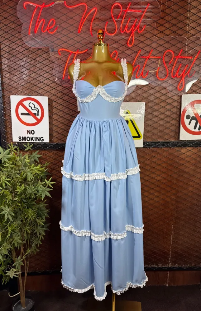 Robe à volants