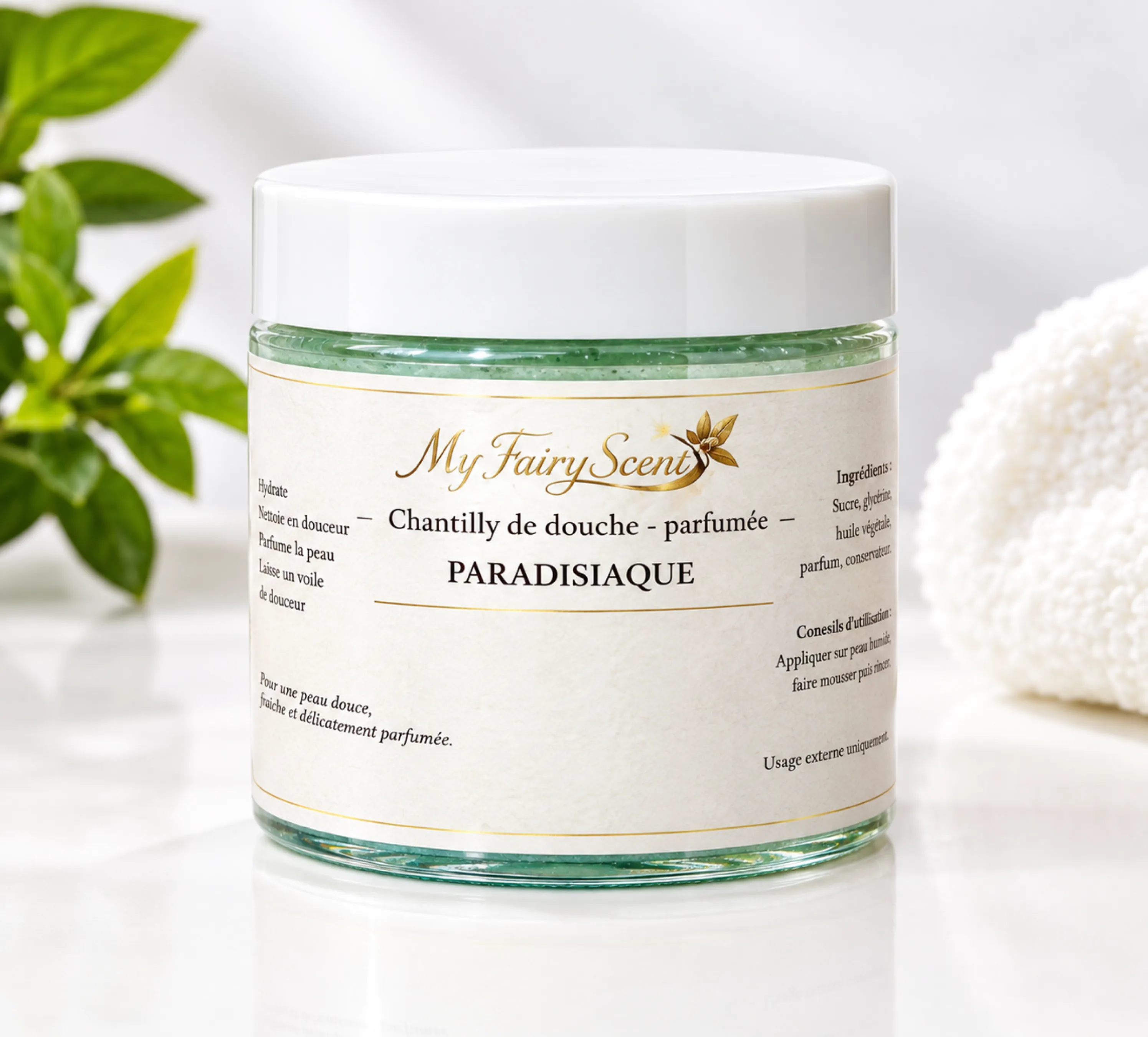 Chantilly de douche parfumée Paradisiaque