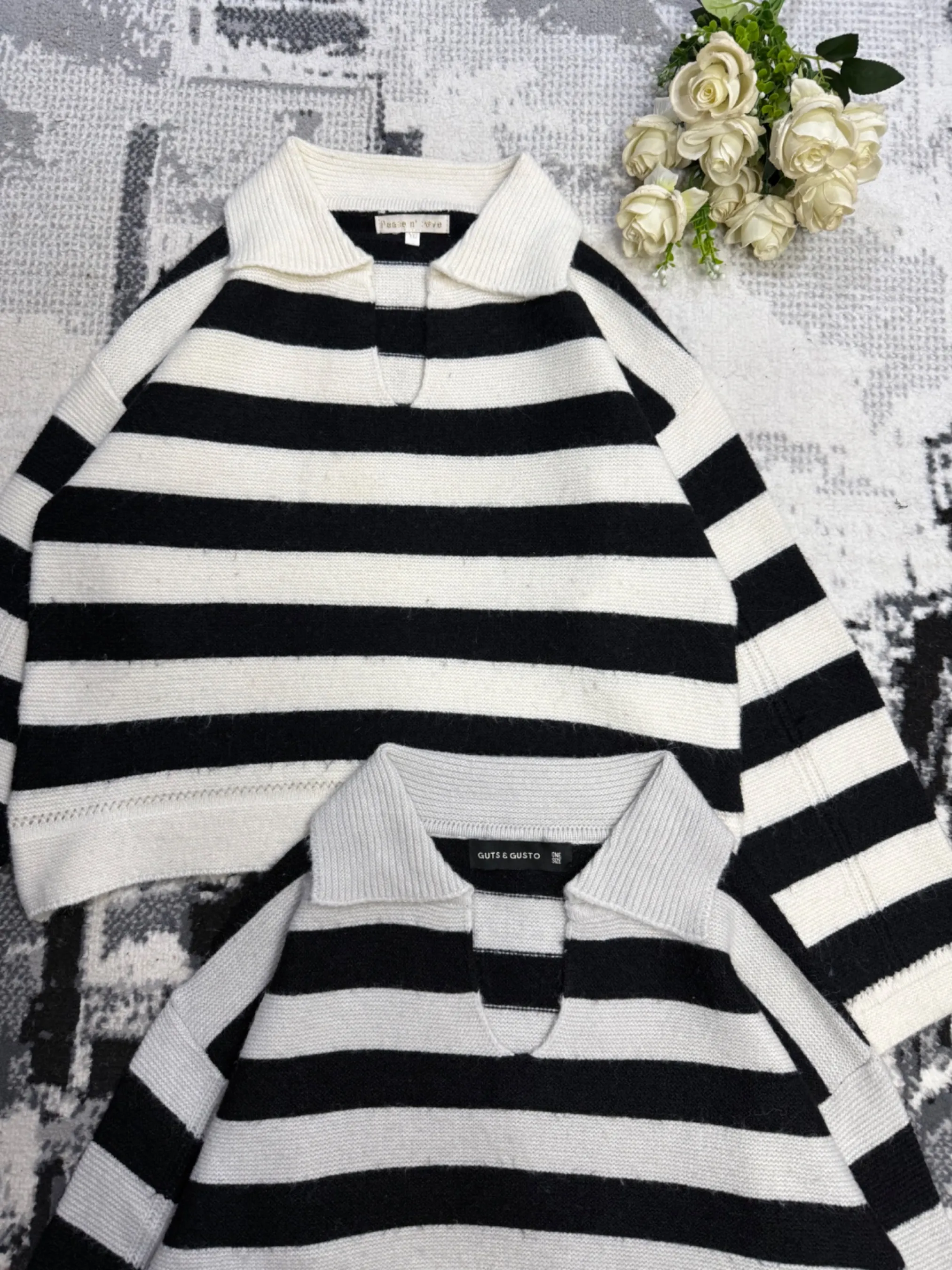 Pulls en maille à col polo — vue 2