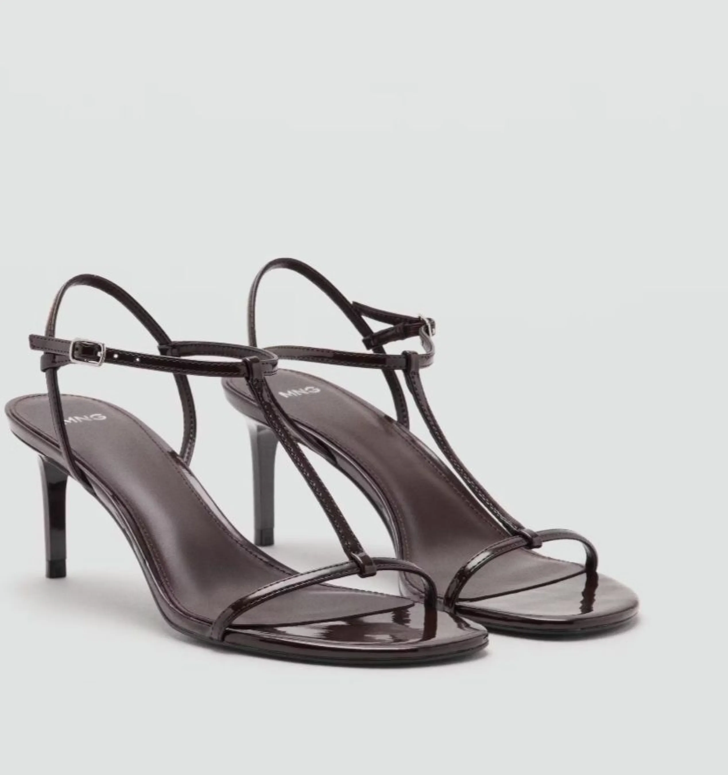 Sandales MANGO bordeaux