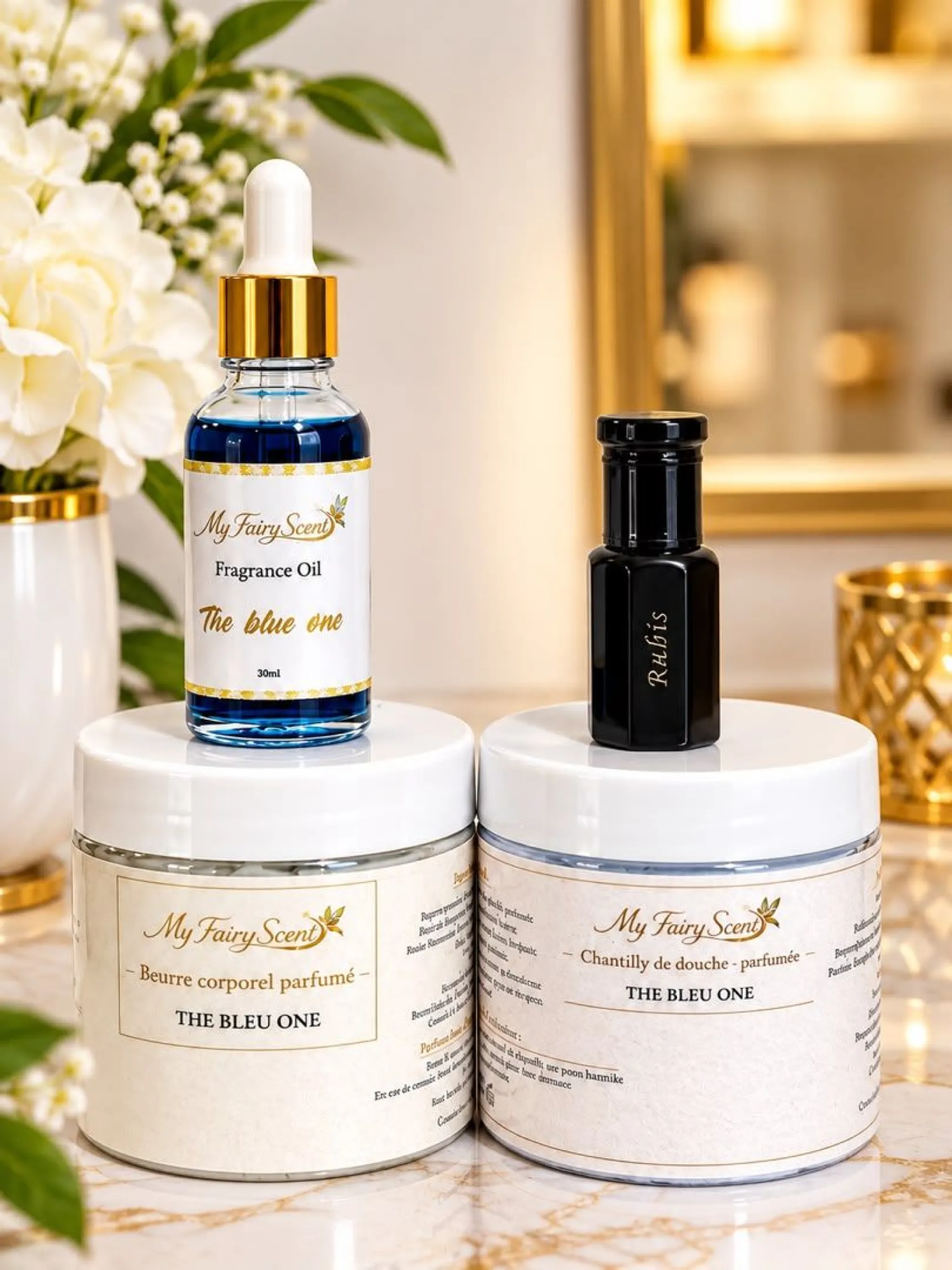 Gamme corporelle parfumée THE BLUE ONE