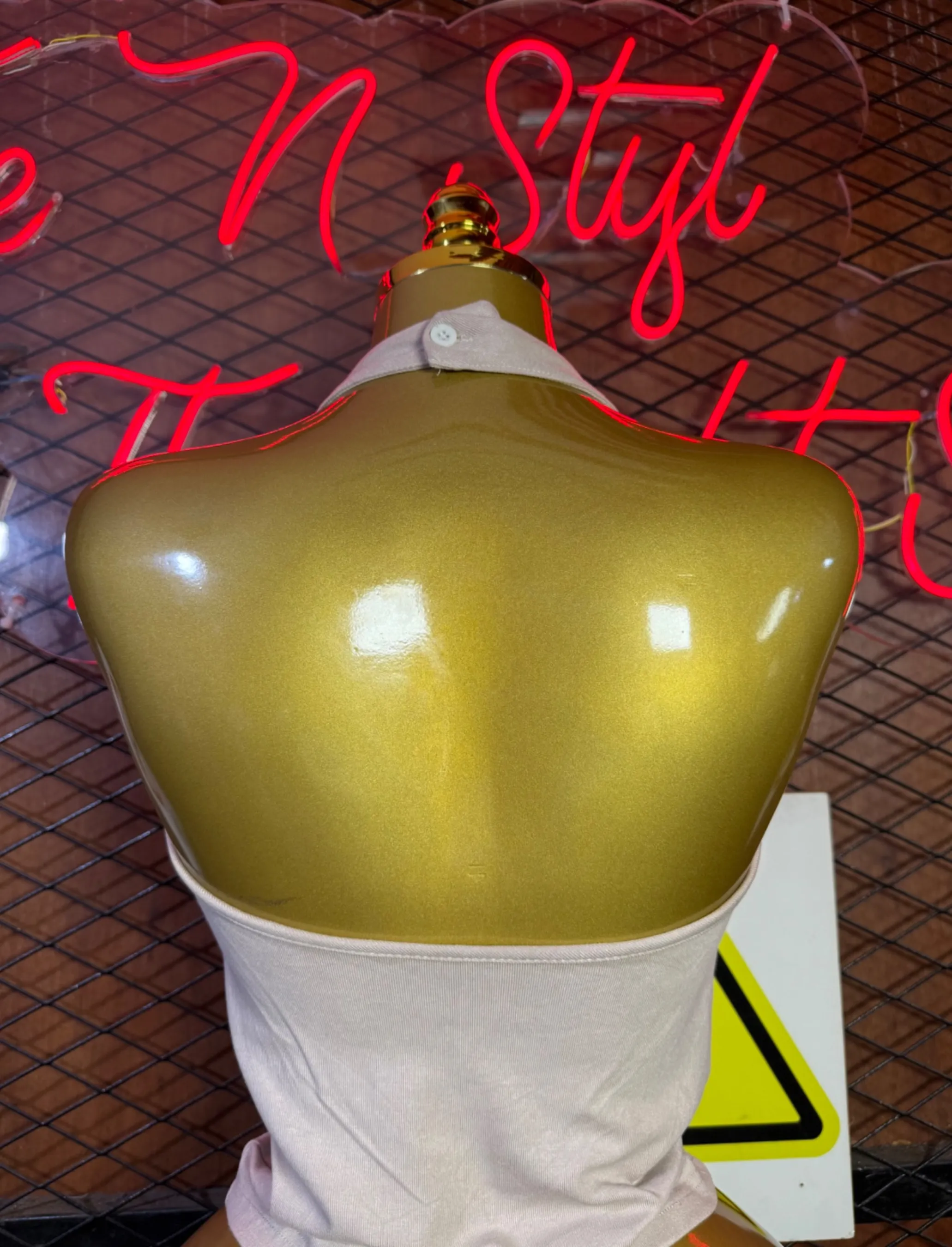 Haut décolleté tombant en coton — vue 4