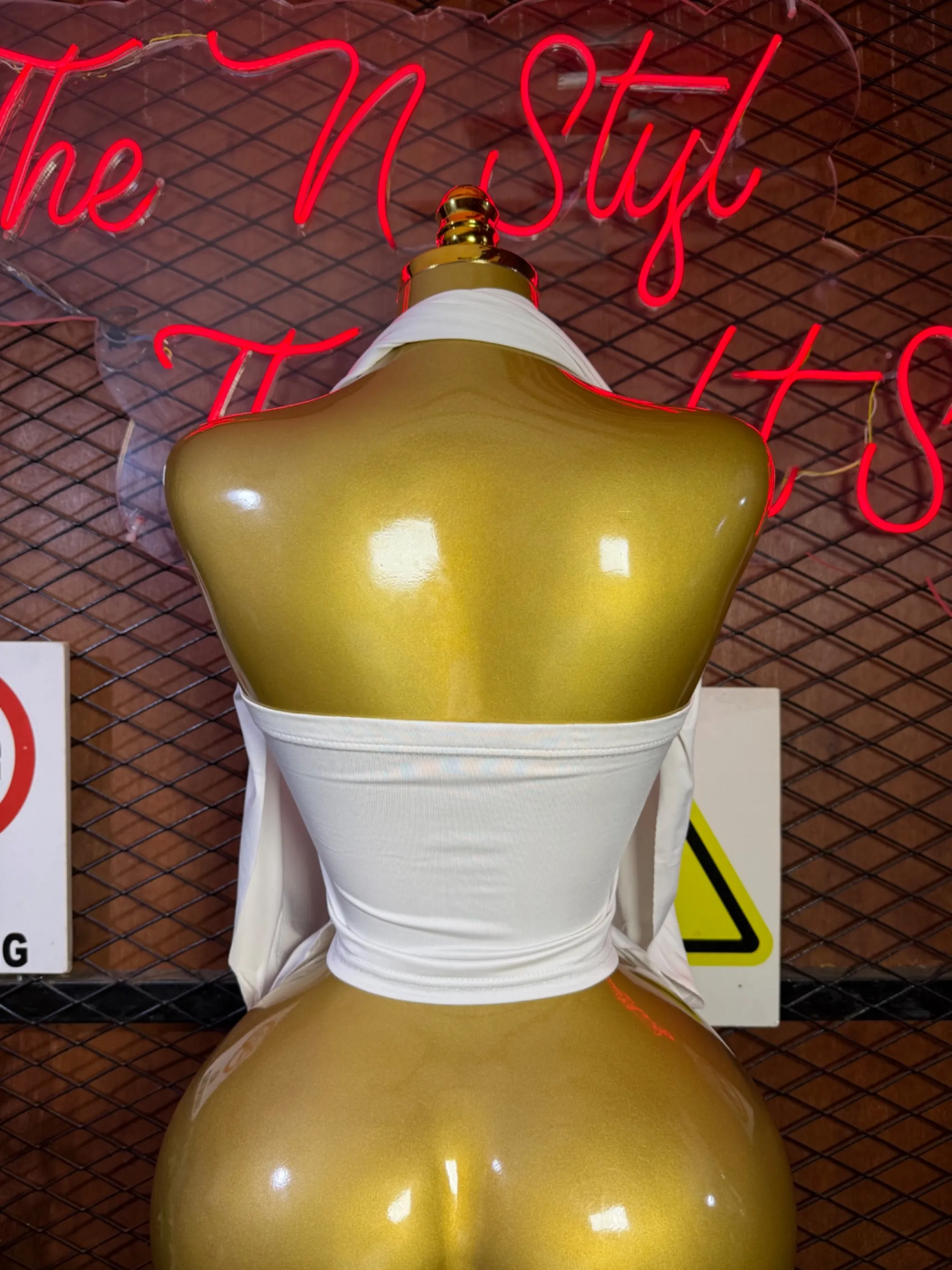 Haut à encolure; coupe ballon — vue 3