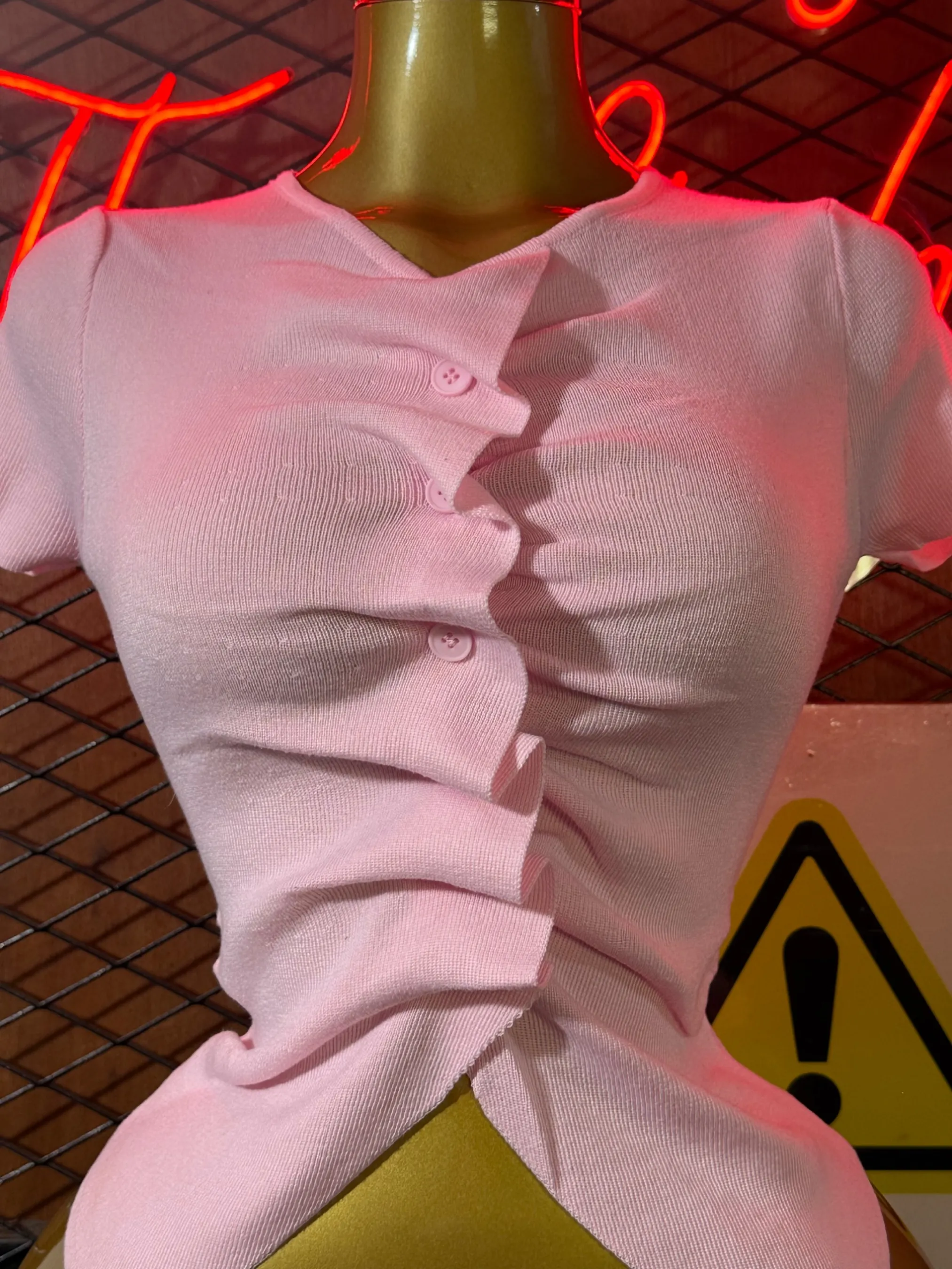 Haut à boutonnage asymétrique — vue 2