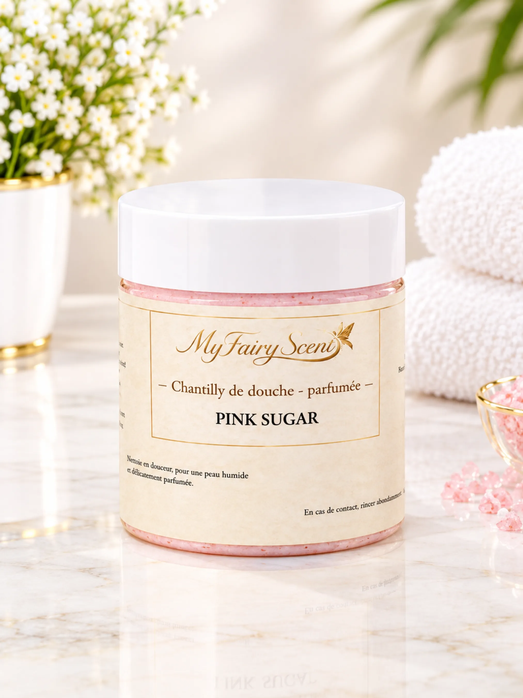 Chantilly de douche parfumée PINK SUGAR