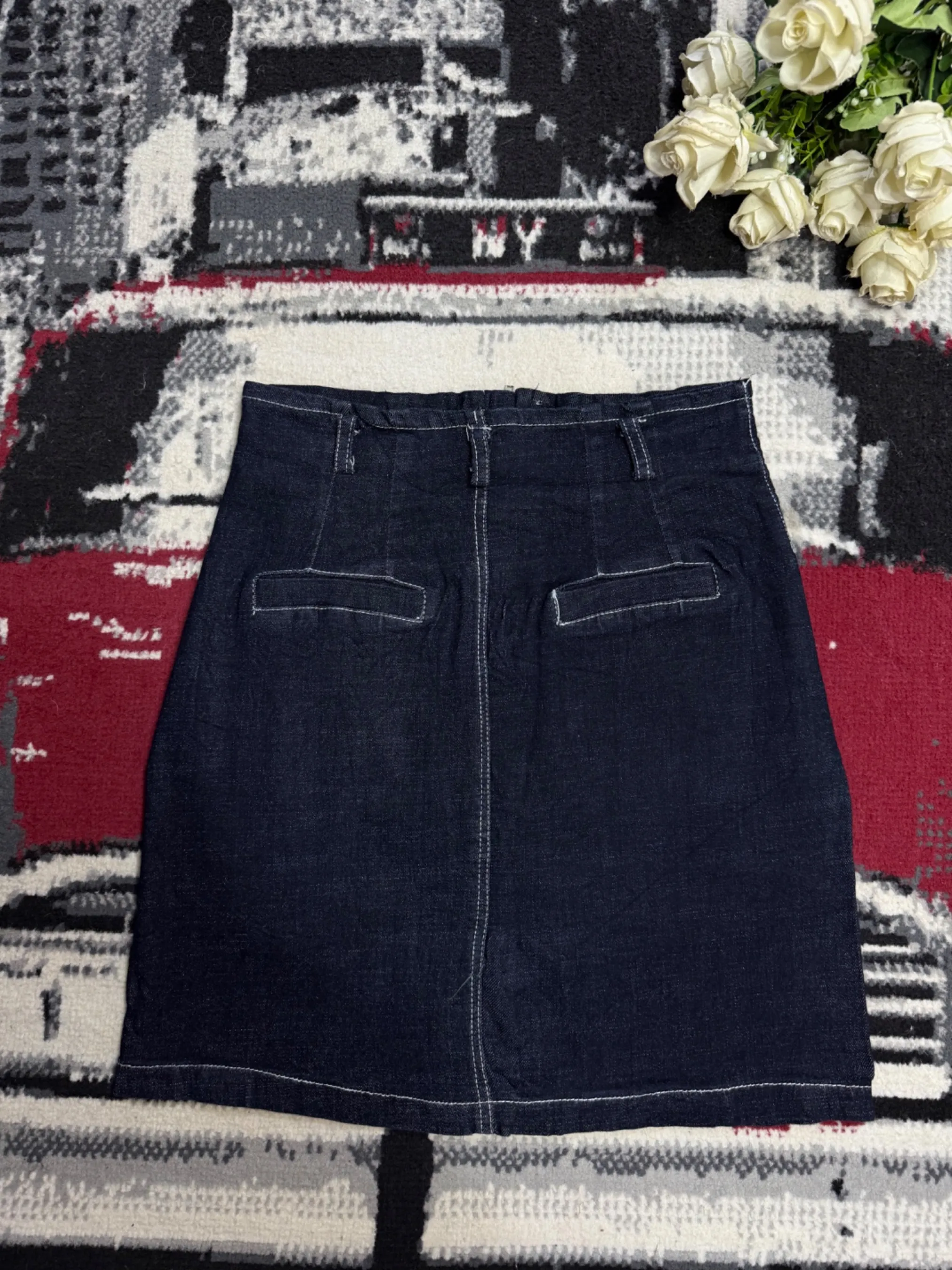 Mini jupe en jean — vue 3