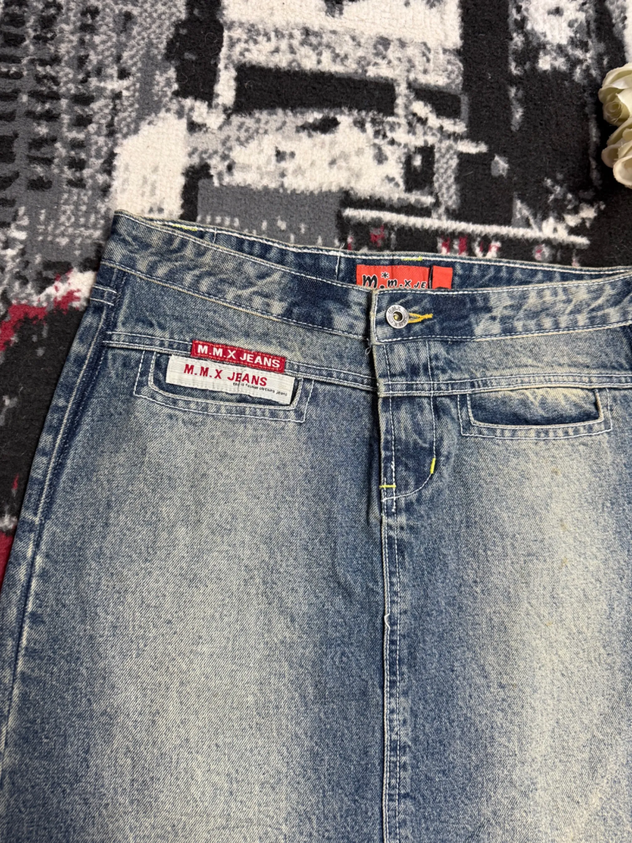 Mini jupe en jean — vue 4