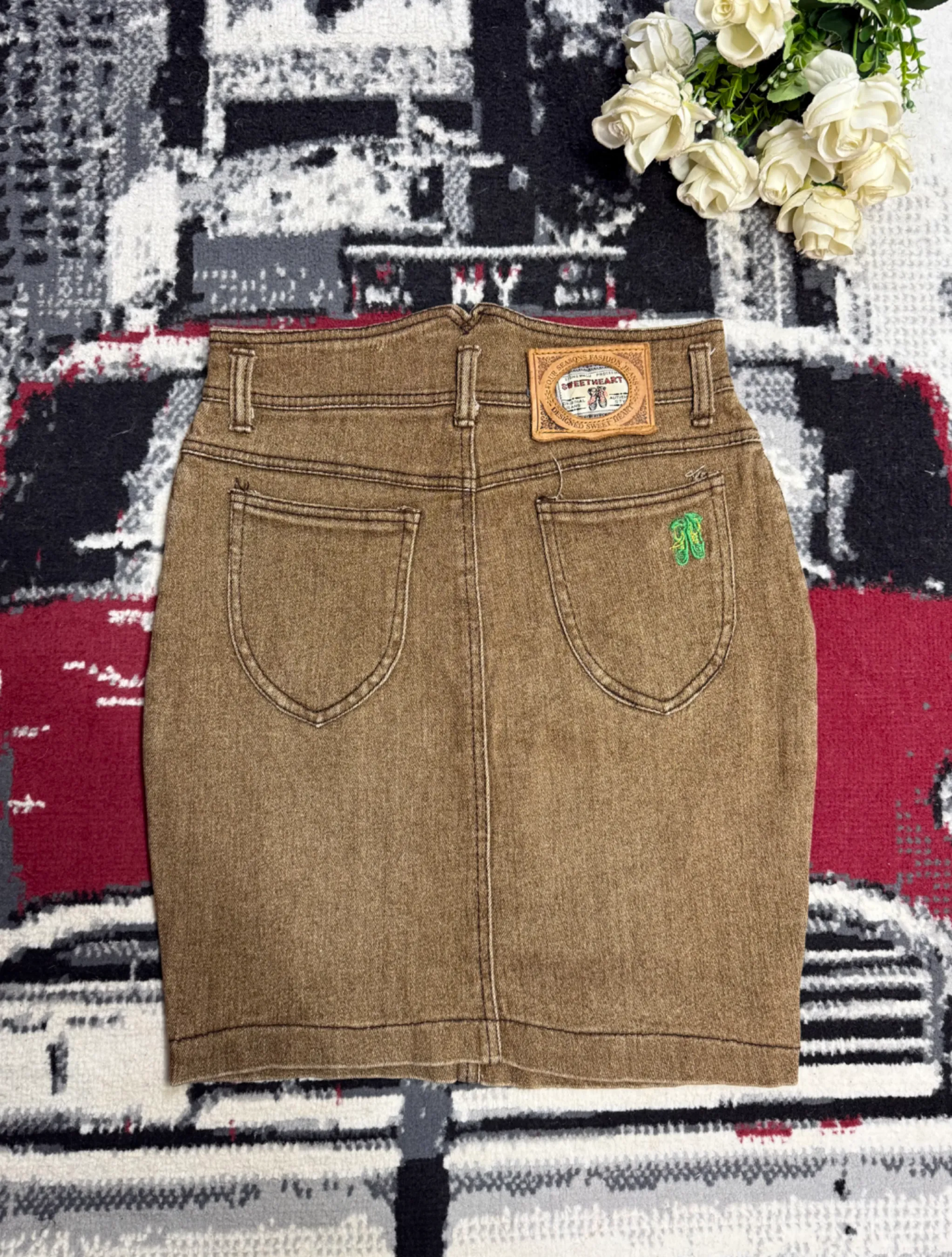 Mini jupe en jean — vue 3