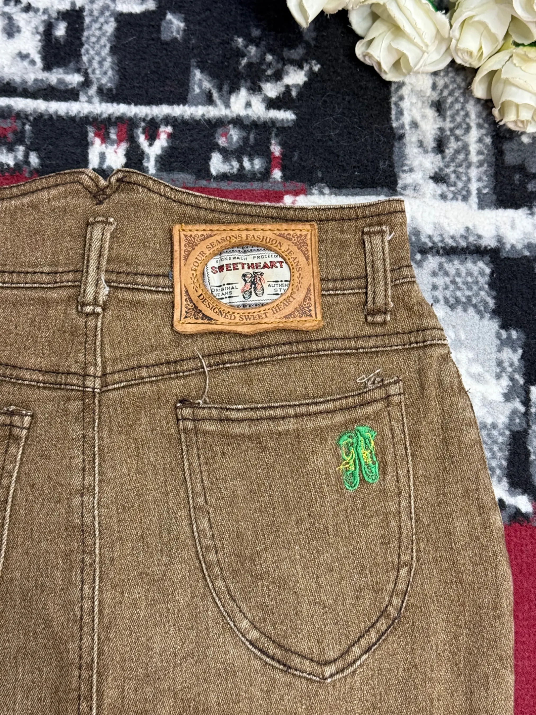 Mini jupe en jean — vue 4