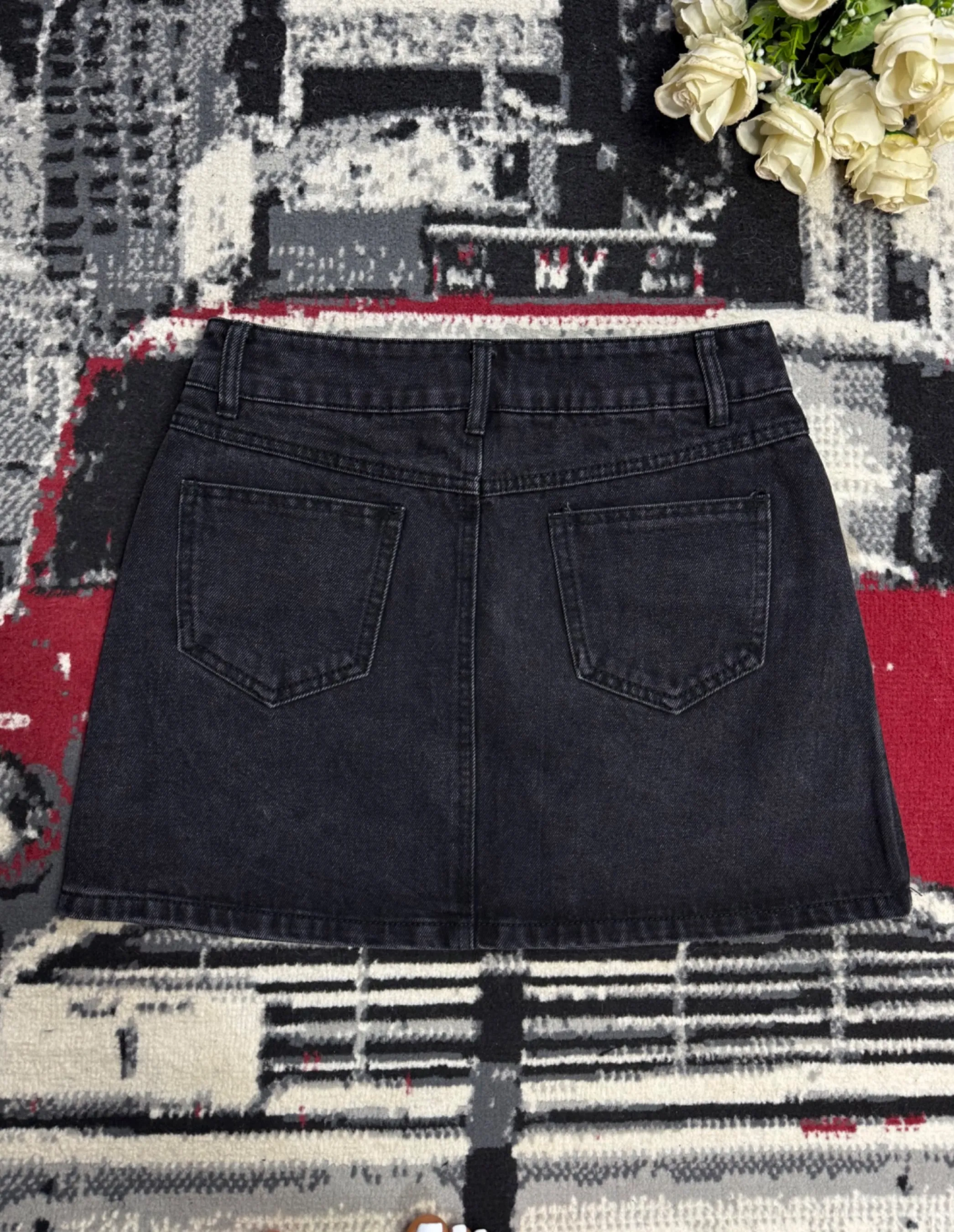 Mini jupe en jean — vue 3