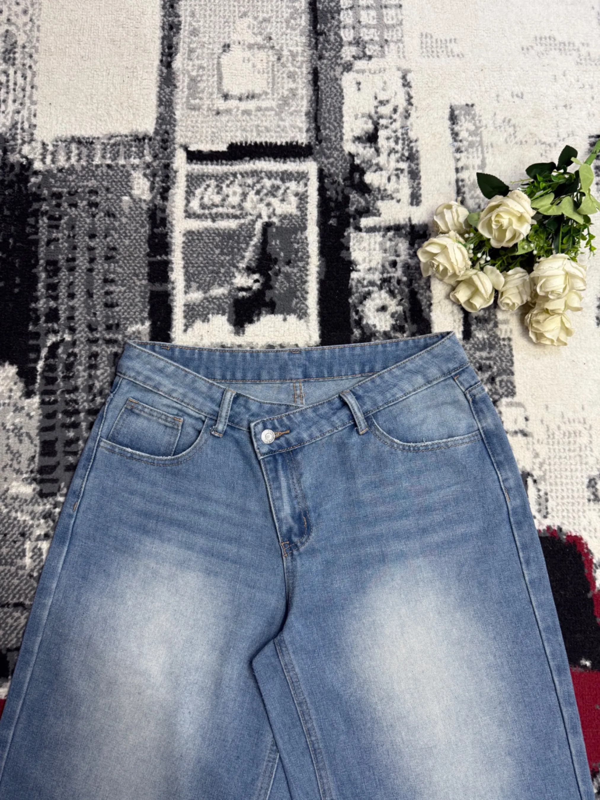 Culotte baggy en jean — vue 3