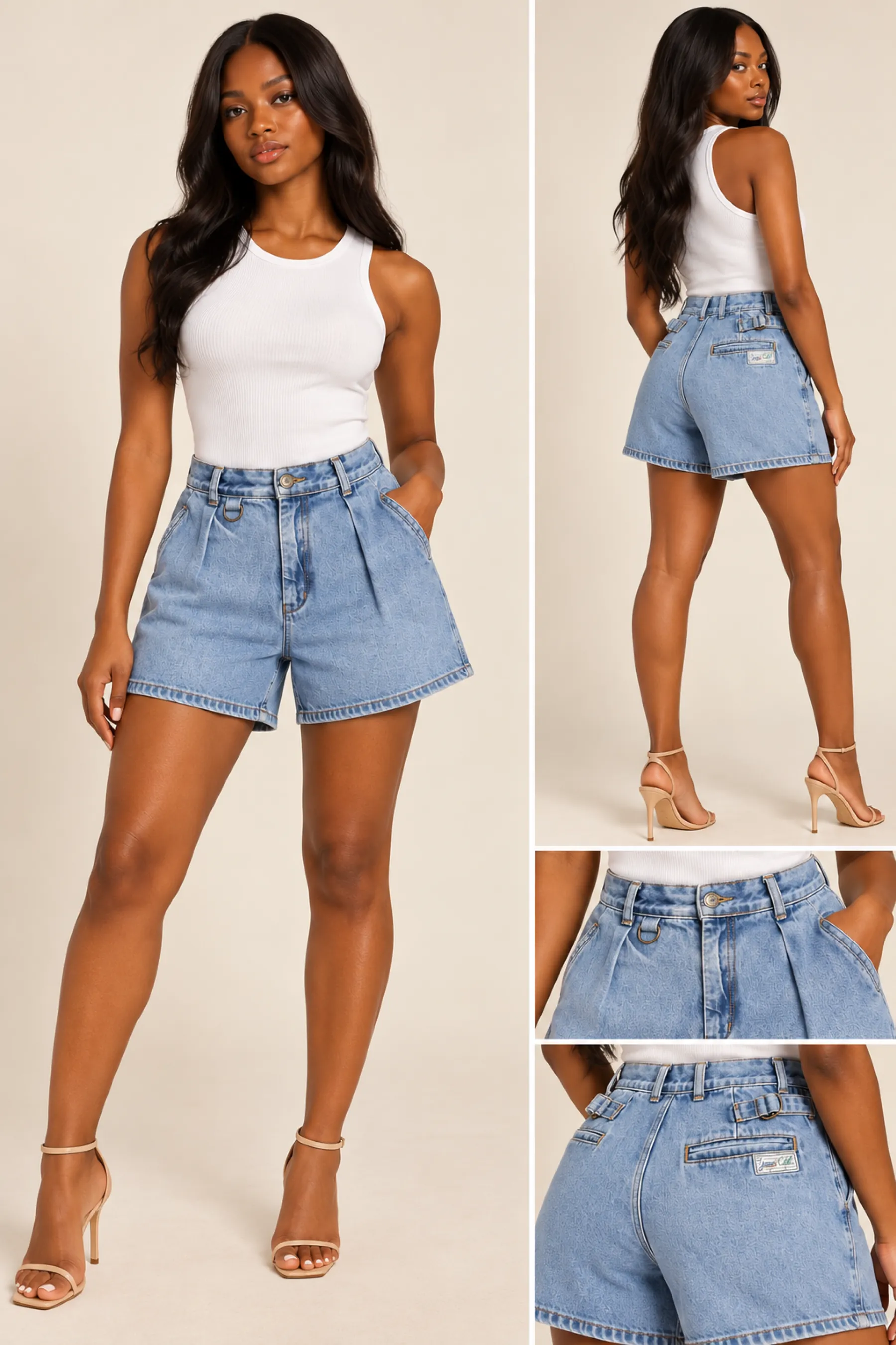 Culotte en jean — vue 2