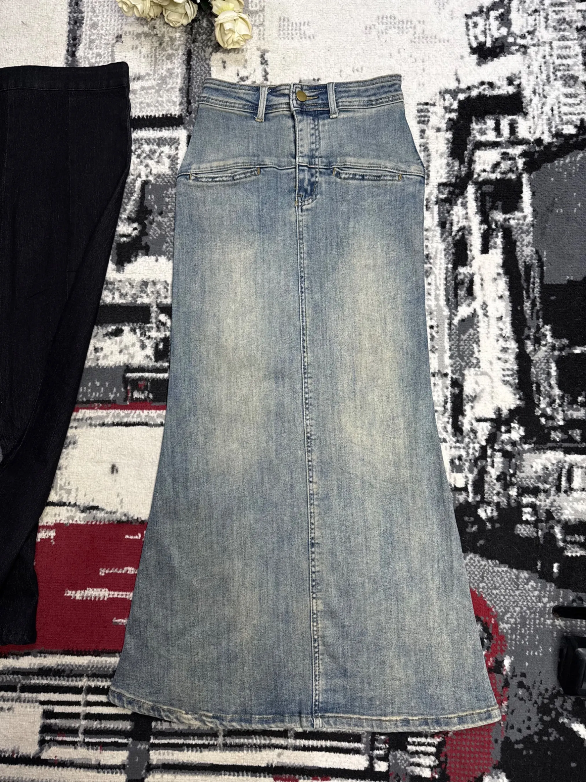 Longues jupes en jean — vue 5