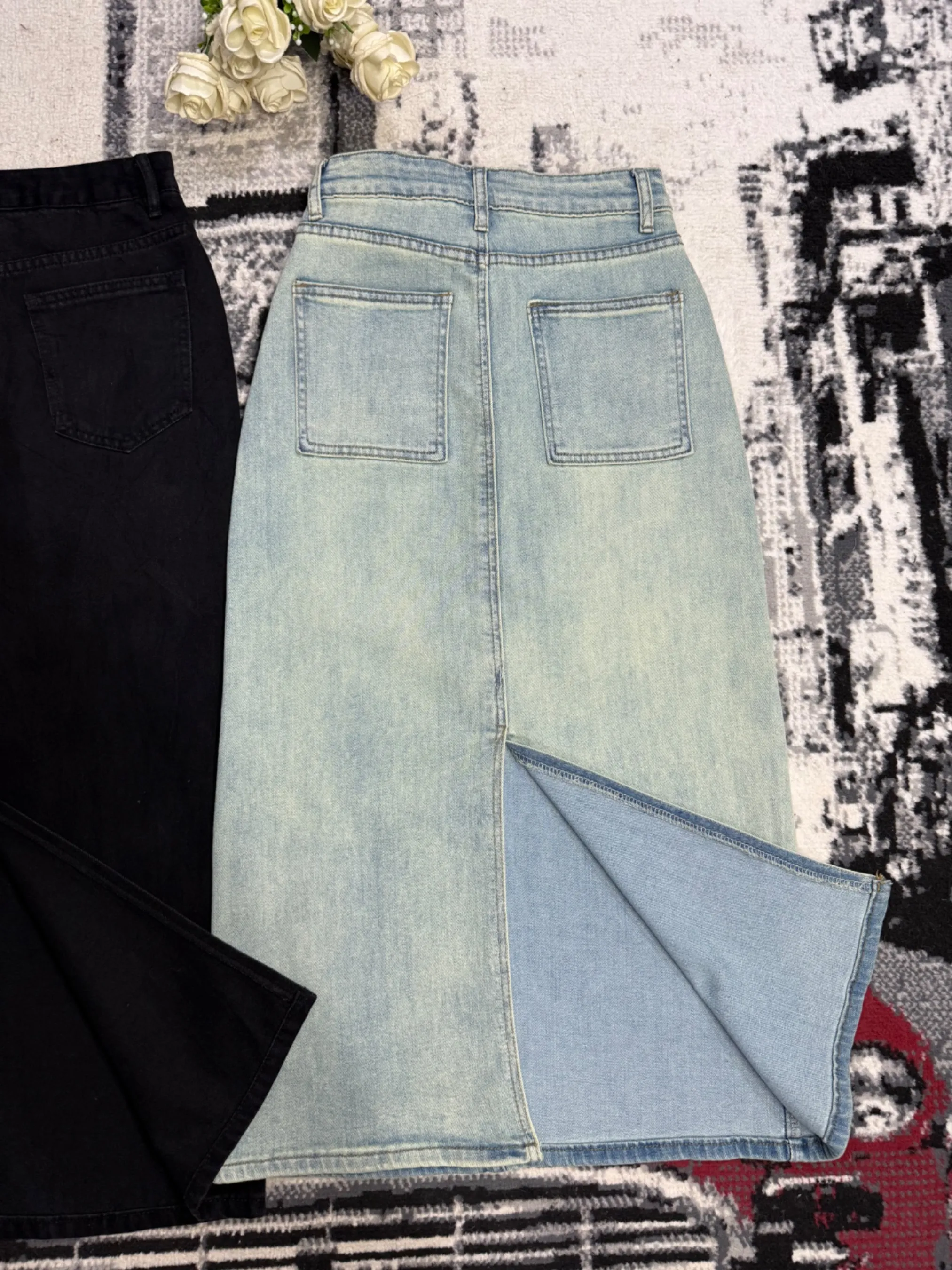 Longues jupes en jean — vue 7