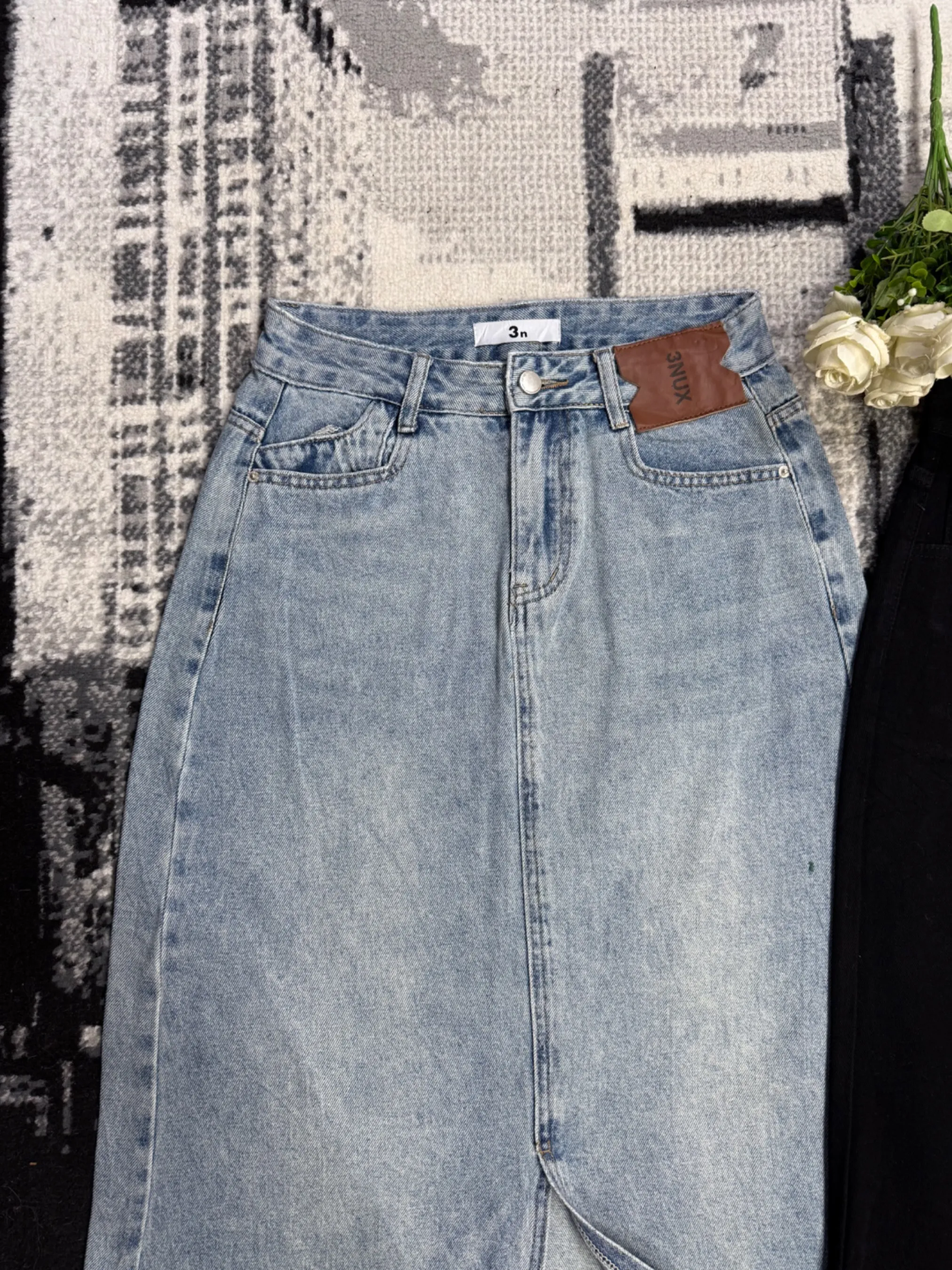 Longues jupes en jean — vue 4