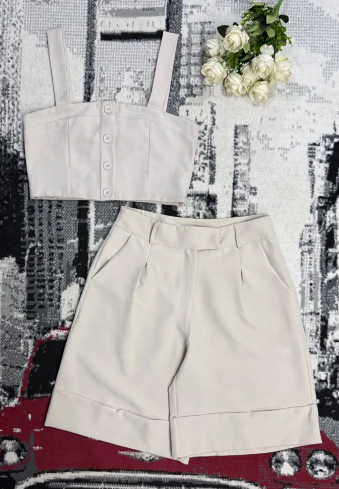 Ensemble Top X Culotte tailleur