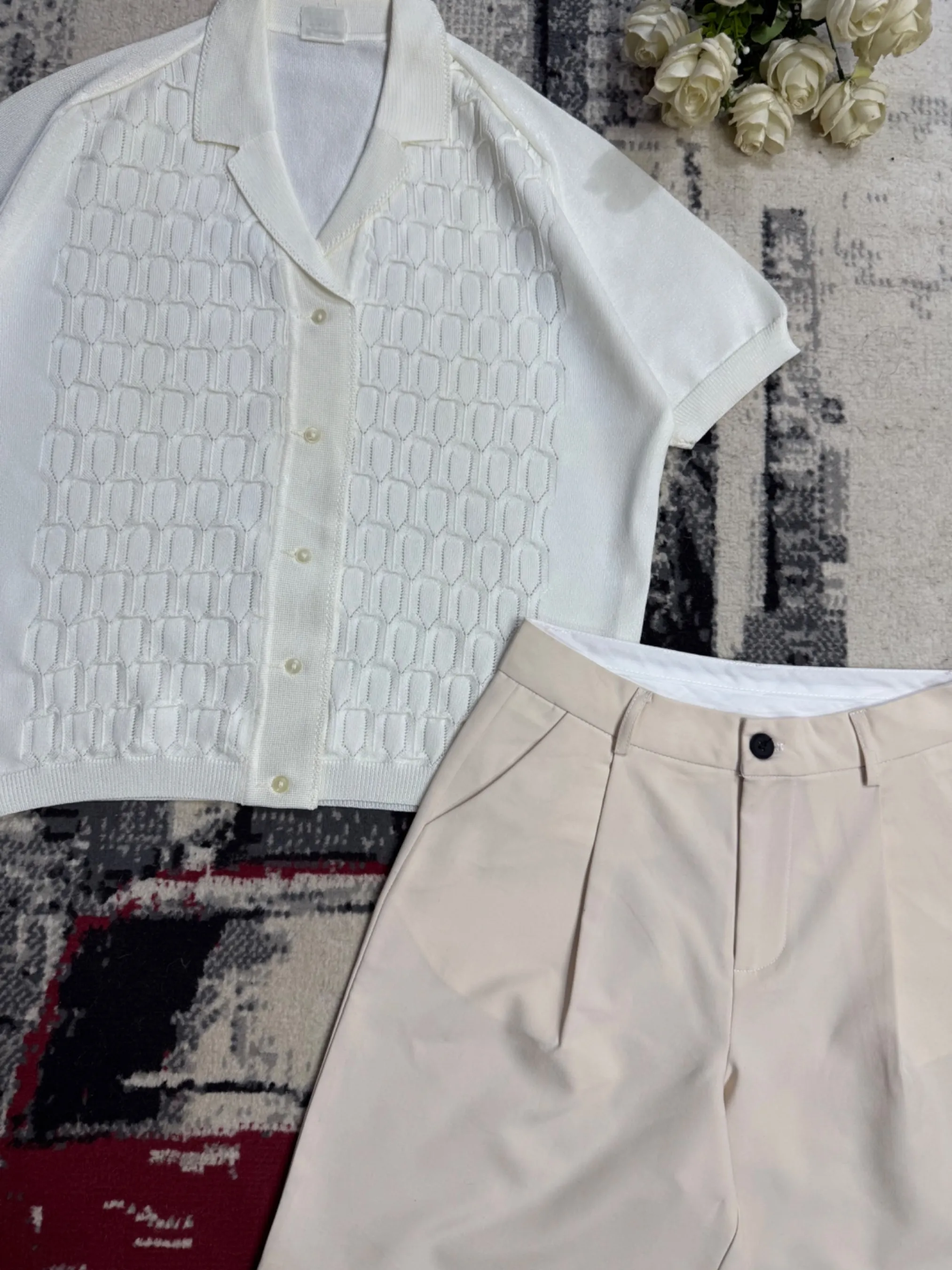 Ensemble : Polo X Culotte tailleur — vue 3